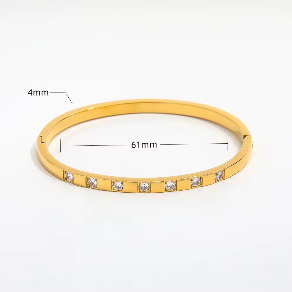 Aurra Bangle | 18K Gold Plated